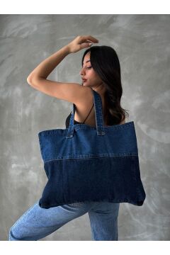 Kadın Askılı Denim Çanta