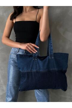 Kadın Askılı Denim Çanta