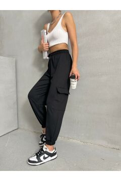 Kadın Modal Dokulu Yan Cepli Soft Touch Pantolon